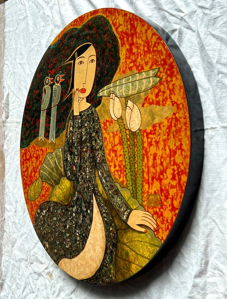 Original Figurative Fantasy Painting by Du Bui Trong