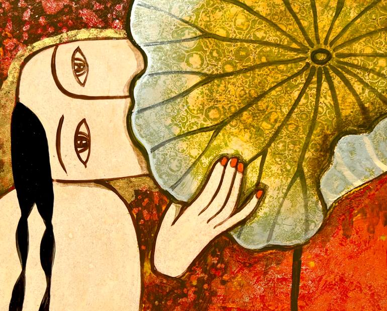 Original Figurative Fantasy Painting by Du Bui Trong