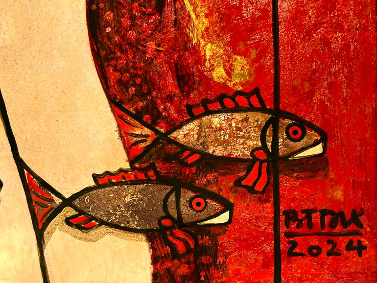 Original Figurative Fantasy Painting by Du Bui Trong