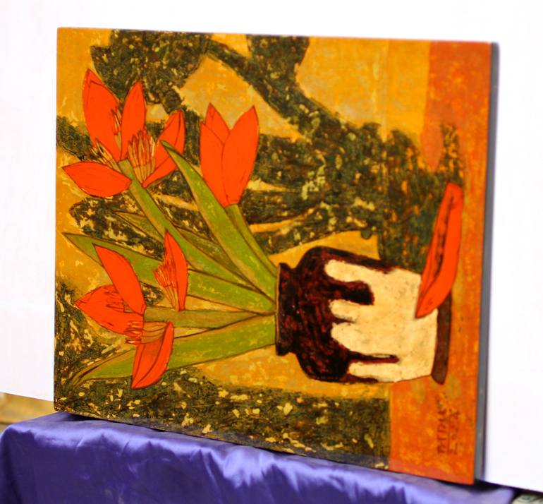 Original Figurative Nature Painting by Du Bui Trong