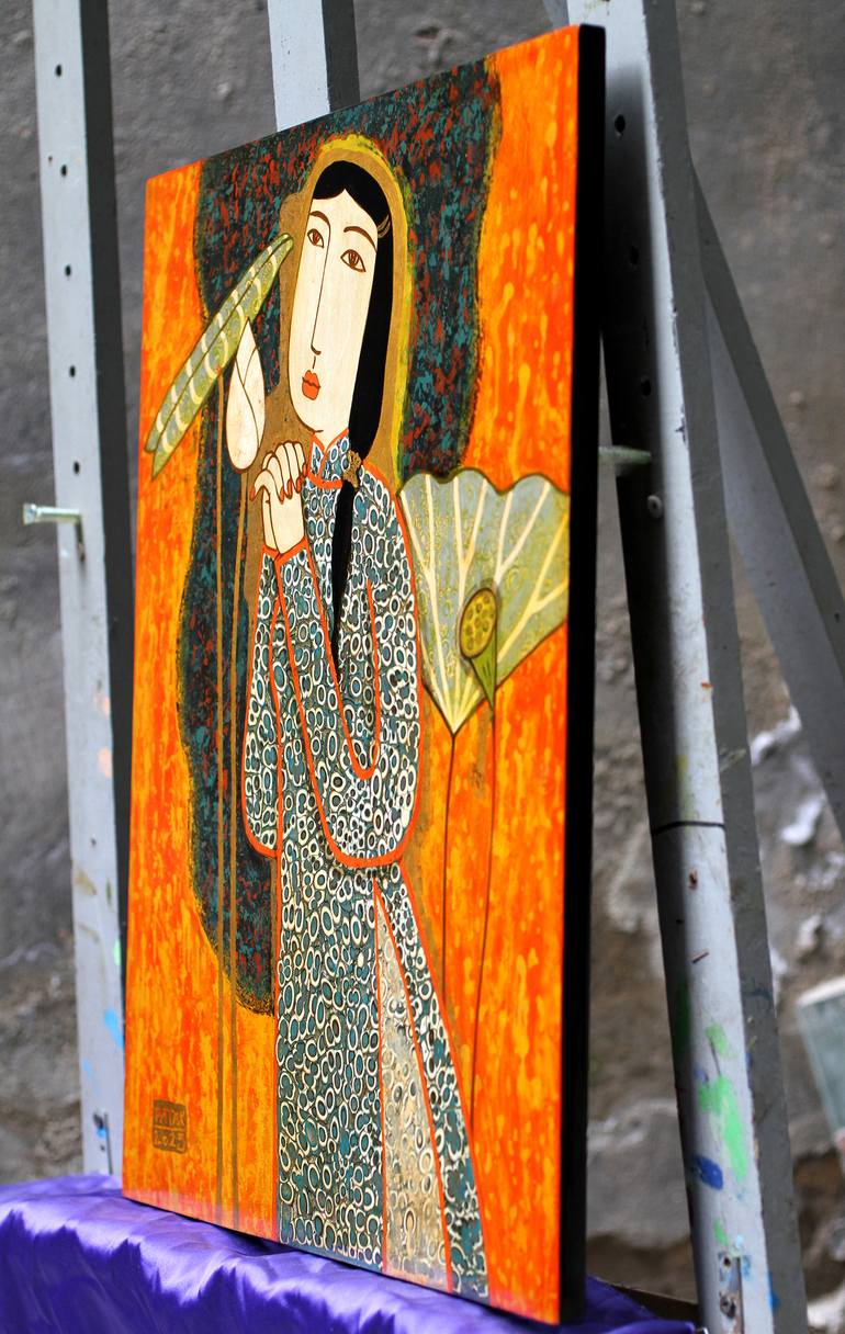 Original Figurative Fantasy Painting by Du Bui Trong