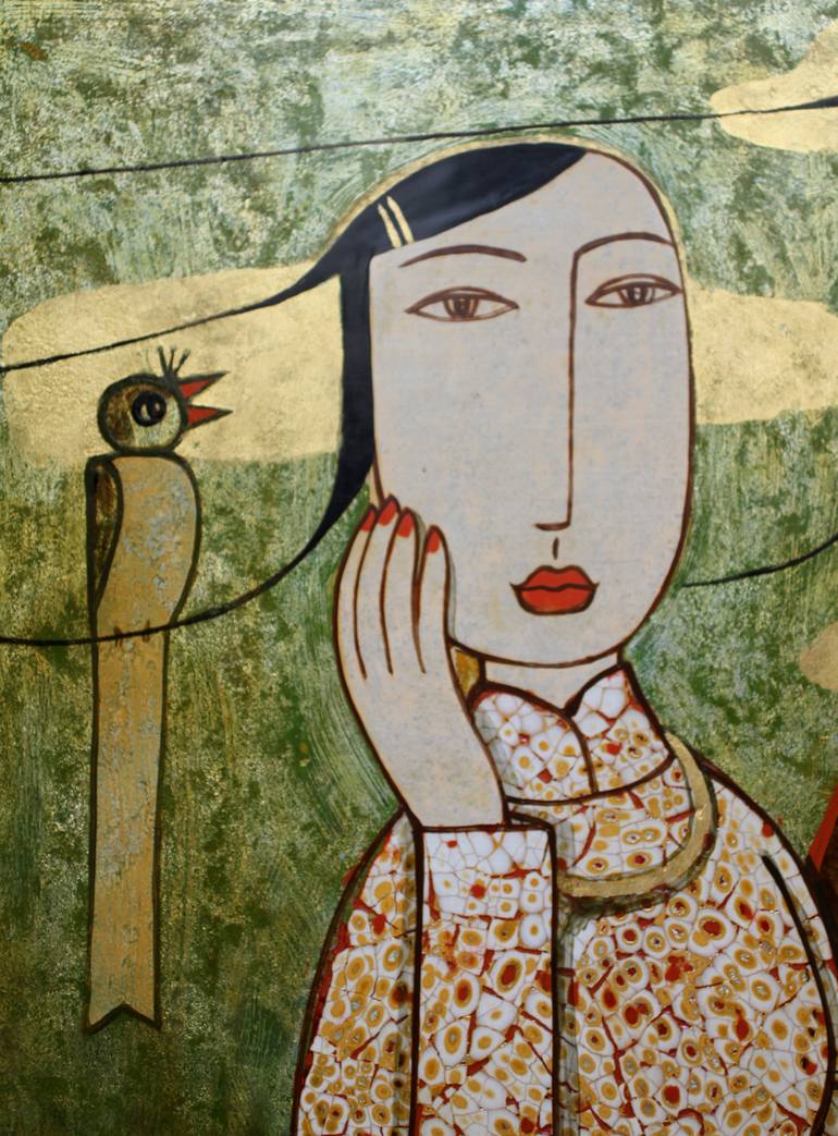 Original Figurative Fantasy Painting by Du Bui Trong