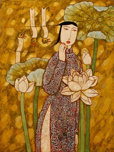 Original Figurative Fantasy Paintings by Du Bui Trong
