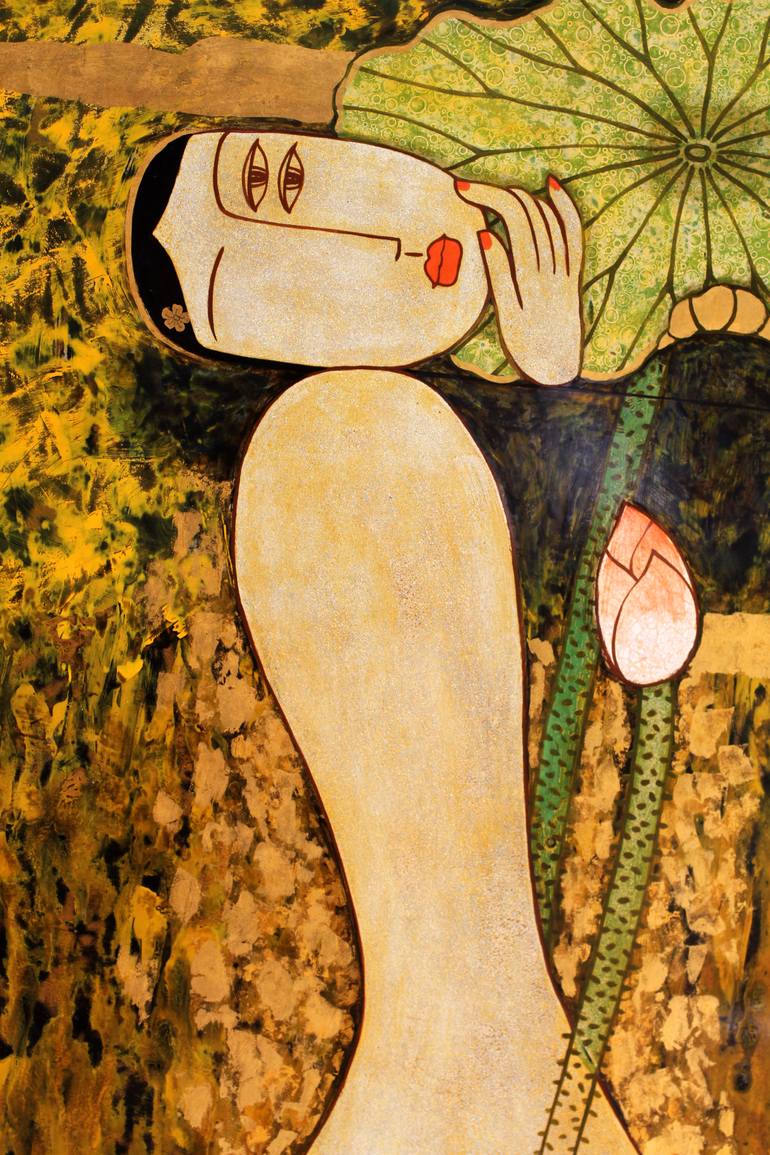 Original Figurative Fantasy Painting by Du Bui Trong