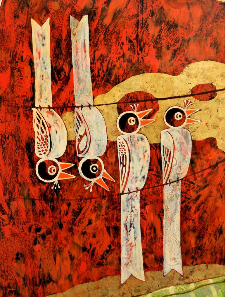 Original Figurative Fantasy Painting by Du Bui Trong