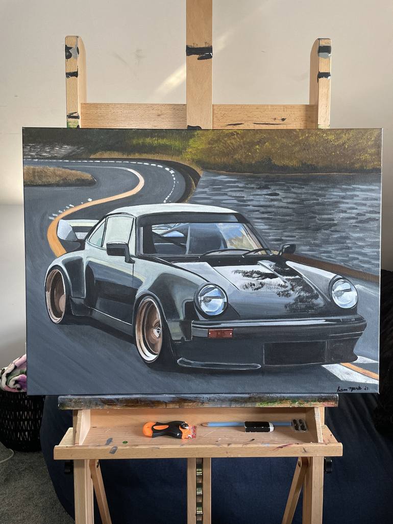 Porsche 964 Painting by Sammie Gerde | Saatchi Art