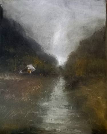 Original Impressionism Landscape Paintings by Della Boynton