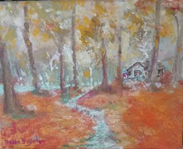 Original Impressionism Landscape Paintings by Della Boynton