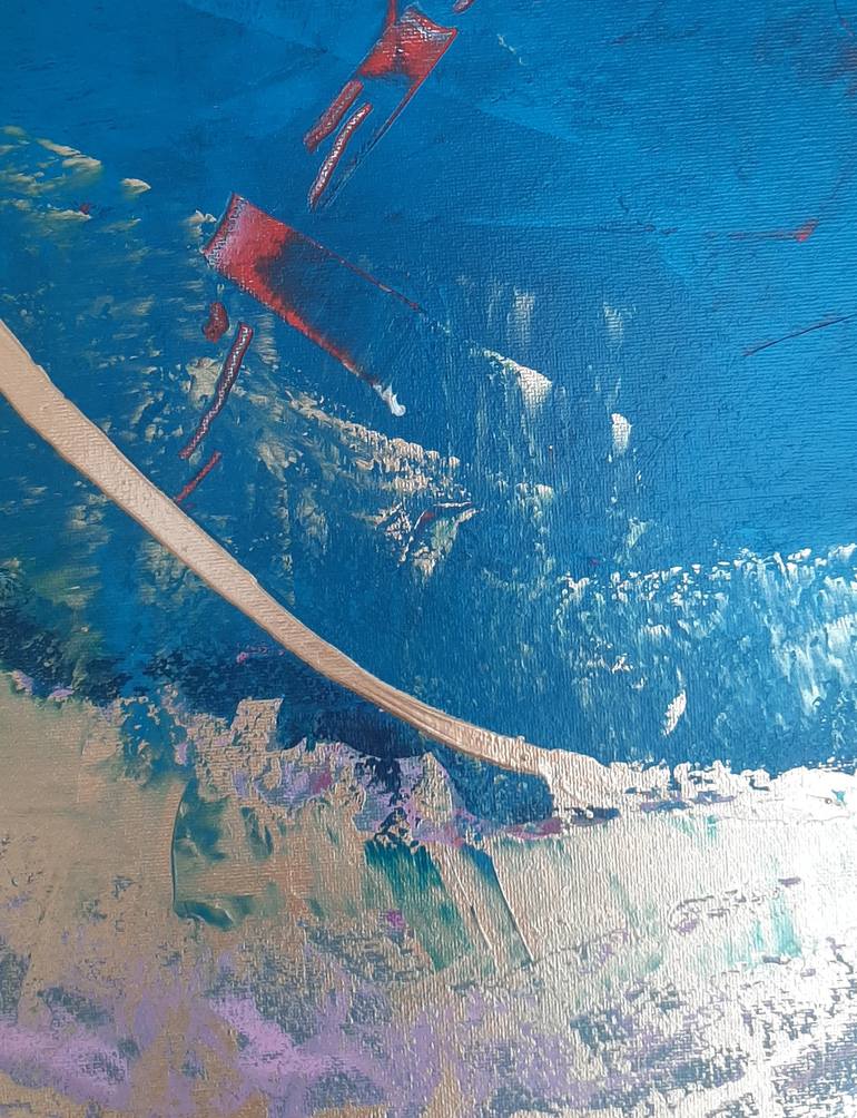 Original Abstract Expressionism Abstract Painting by Rob Dalenoort