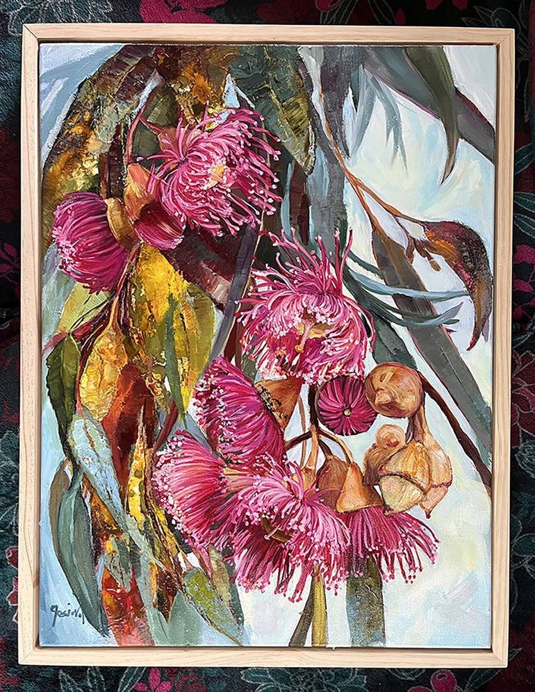 Original Floral Painting by Gosia Orzechowska