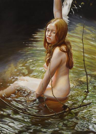 Print of Realism Nude Paintings by susannah Martin