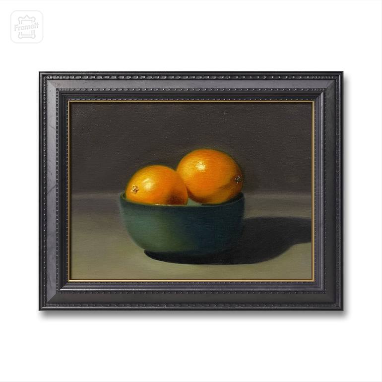 Original Realism Still Life Painting by Qi Han