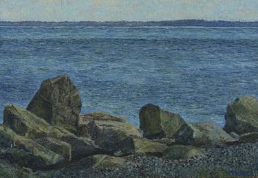 Print of Realism Seascape Paintings by Miguel Lozano Dasseo