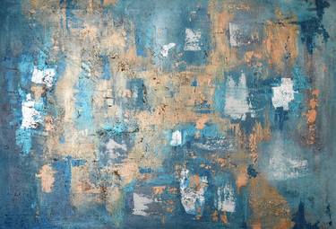 Original Abstract Expressionism Abstract Mixed Media by Sana Batool Qizilbash
