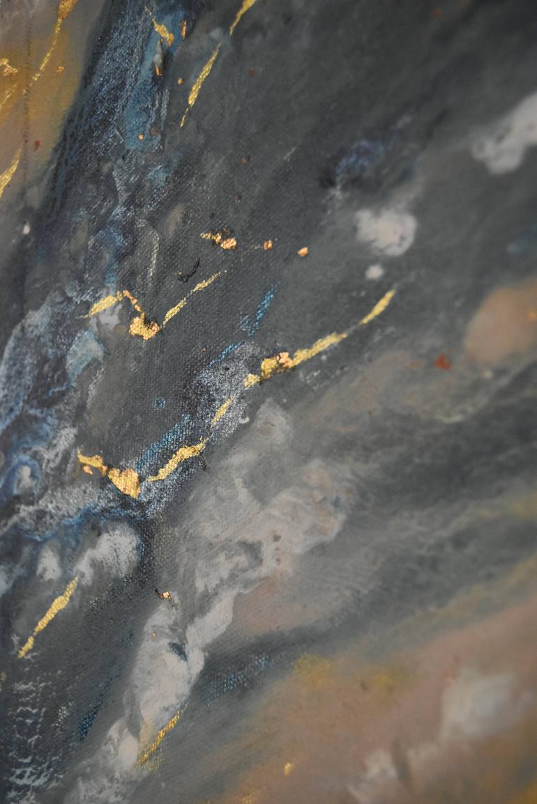 Original Contemporary Abstract Mixed Media by Sana Batool Qizilbash