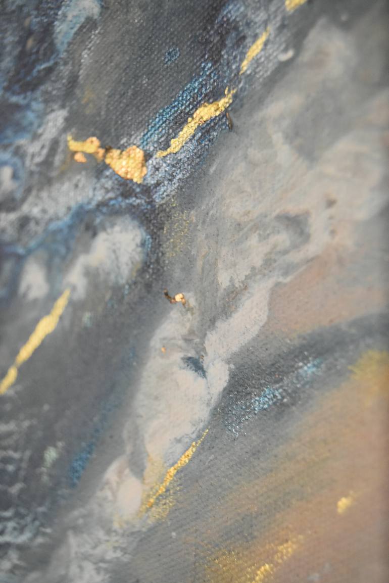 Original Contemporary Abstract Mixed Media by Sana Batool Qizilbash