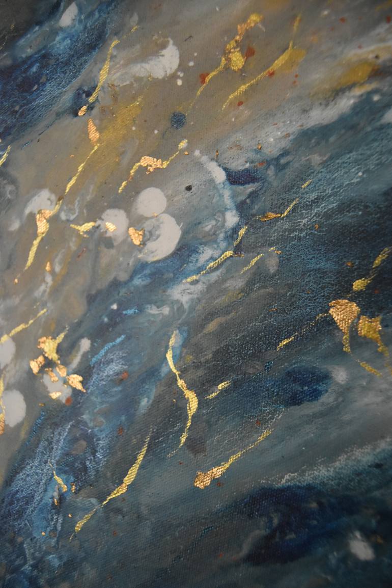 Original Contemporary Abstract Mixed Media by Sana Batool Qizilbash