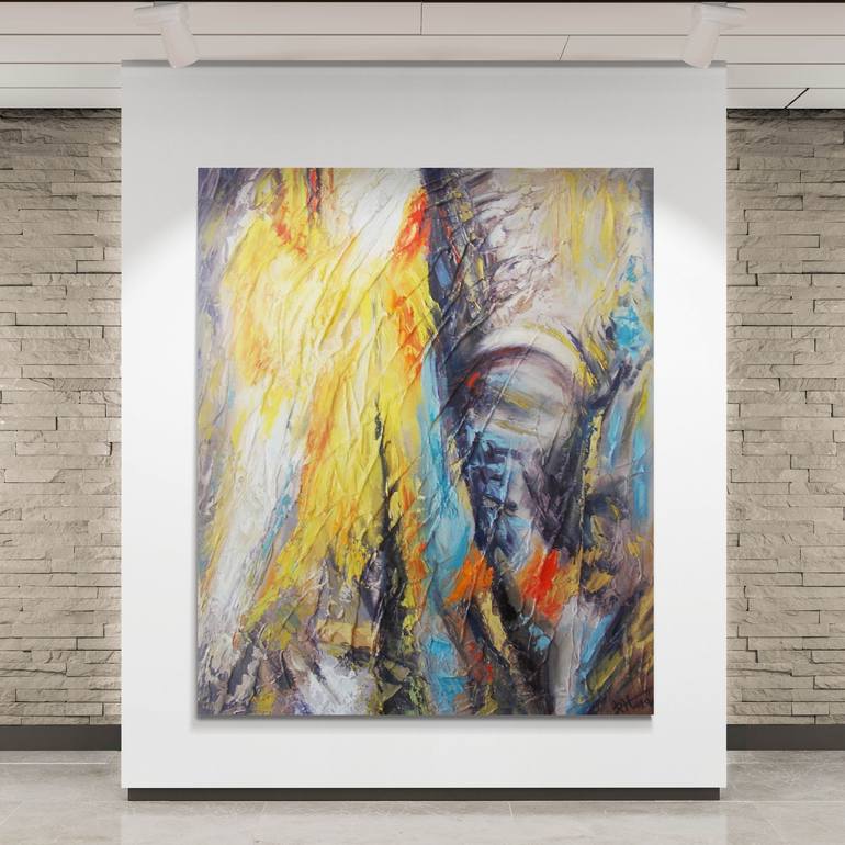 Original Contemporary Abstract Painting by Danail Nikolov
