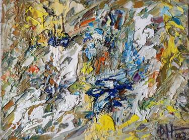 Original Abstract Expressionism Abstract Paintings by Danail Nikolov