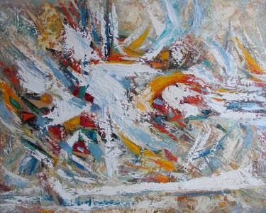 Original Abstract Expressionism Abstract Paintings by Danail Nikolov