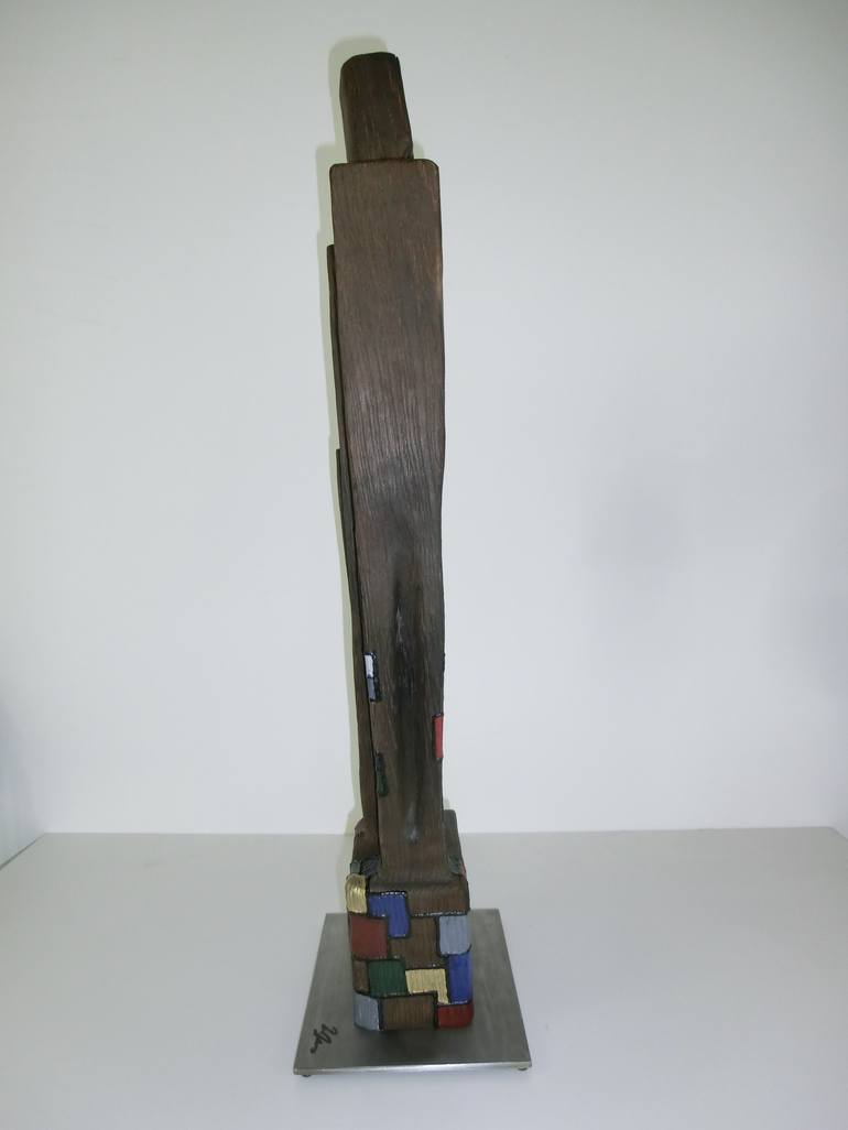 Original Abstract Family Sculpture by Richard Blaas
