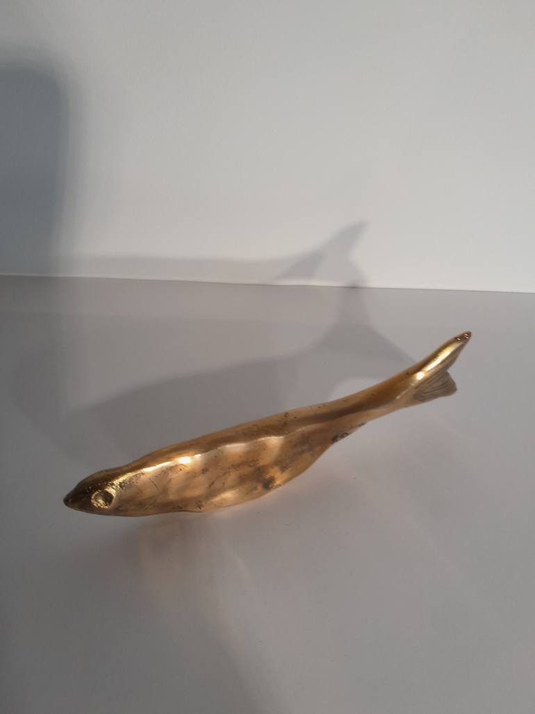 Original Art Deco Fish Sculpture by Richard Blaas