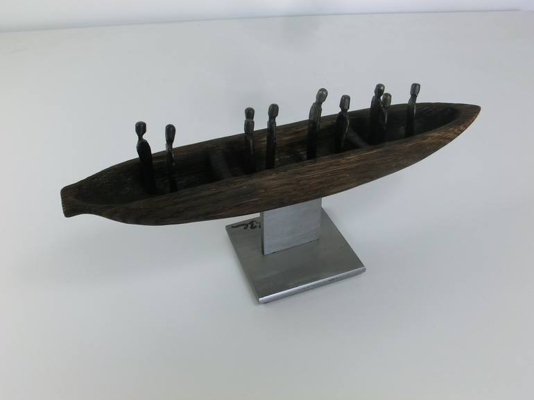 Original Ship Sculpture by Richard Blaas