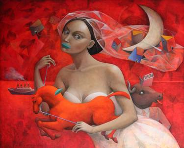 Original Women Paintings by Hector Acevedo