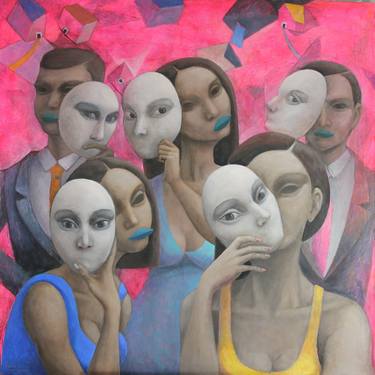 Original Figurative Women Paintings by Hector Acevedo