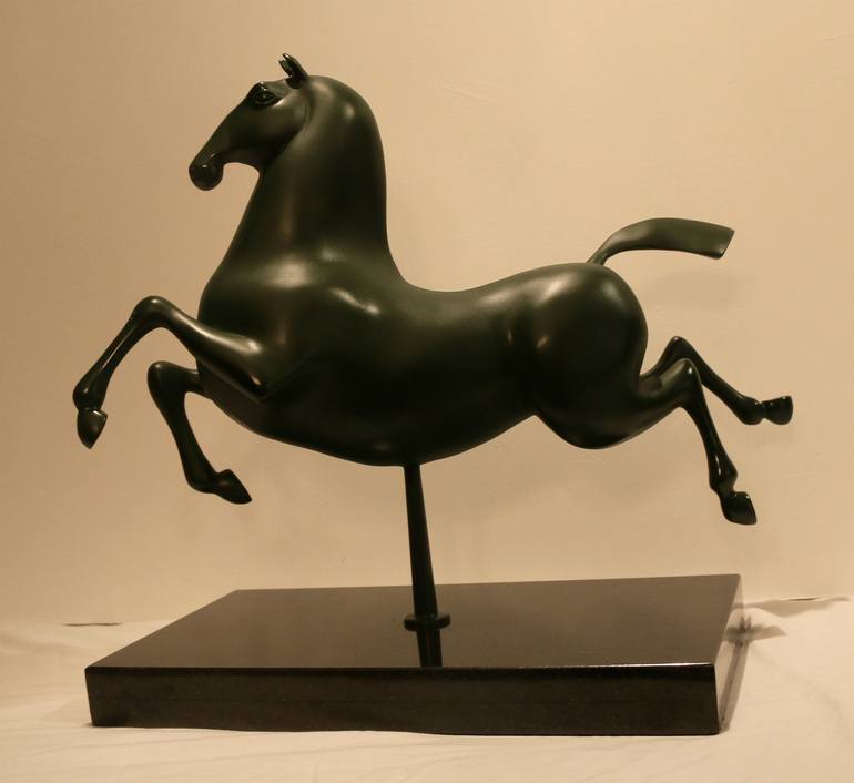 Original Art Deco Horse Sculpture by Hector Acevedo