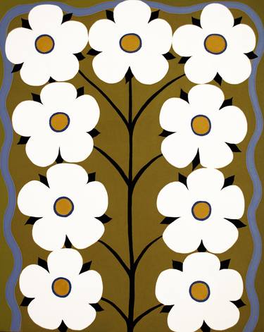 Print of Art Deco Floral Paintings by Carina Giserman