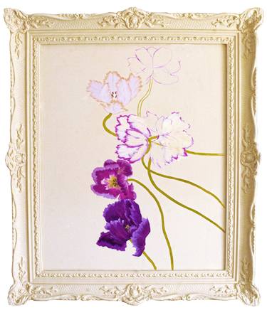 Print of Figurative Floral Paintings by Carina Giserman
