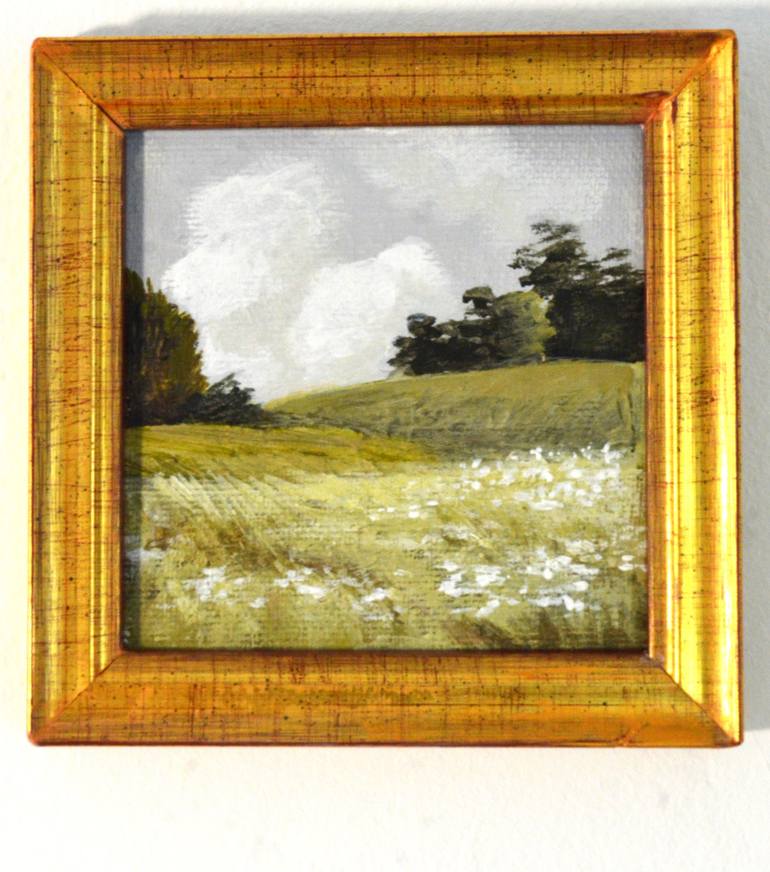 Original Classicism Landscape Painting by Carina Giserman