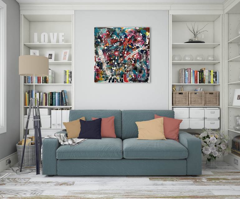 Original Abstract Painting by meltem gülmez