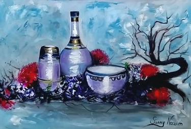 Original Impressionism Food & Drink Paintings by Gunay Mirzayeva