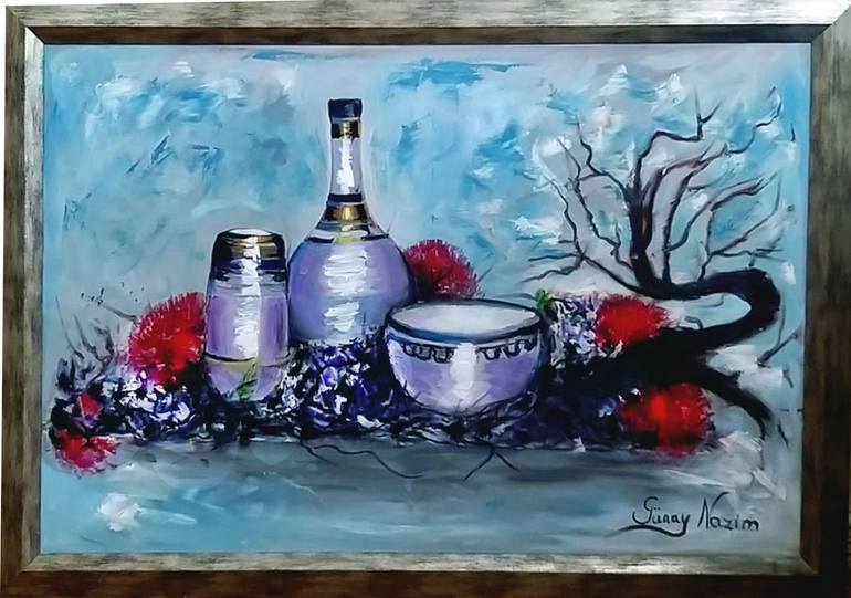 Original Food & Drink Painting by Gunay Mirzayeva
