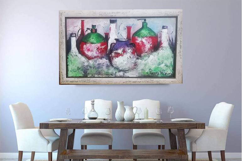 Original Still Life Painting by Gunay Mirzayeva