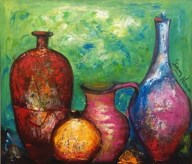 Print of Still Life Paintings by Gunay Mirzayeva