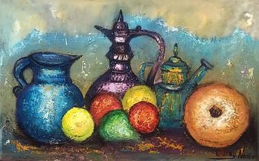 Original Still Life Paintings by Gunay Mirzayeva