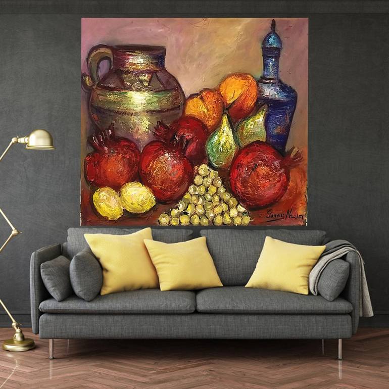 Original Contemporary Still Life Painting by Gunay Mirzayeva