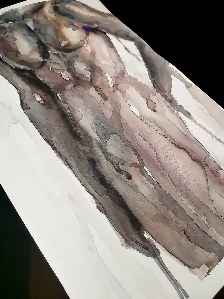 Original Abstract Body Painting by Mariya Tishevskaya