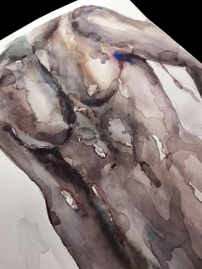 Original Abstract Body Painting by Mariya Tishevskaya