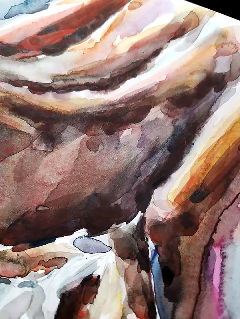 Original Abstract Erotic Painting by Mariya Tishevskaya
