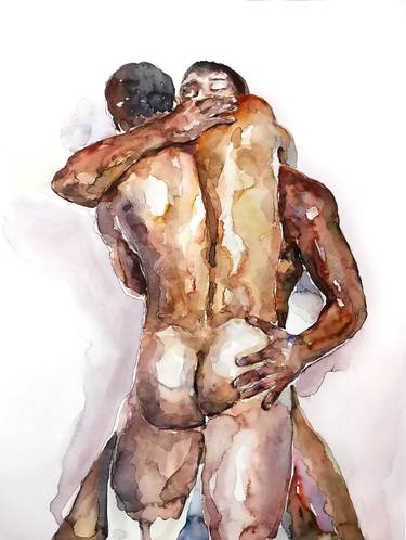 Original Figurative Erotic Paintings by Mariya Tishevskaya