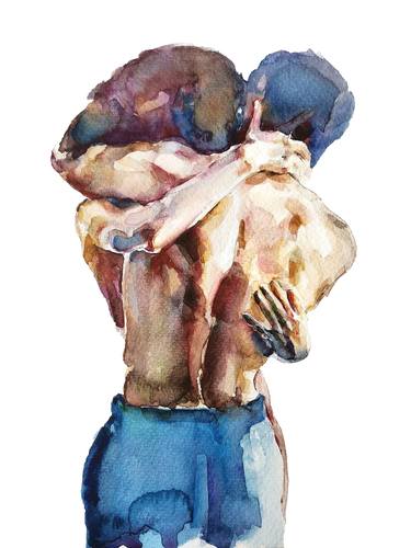 Original Figurative Love Paintings by Mariya Tishevskaya