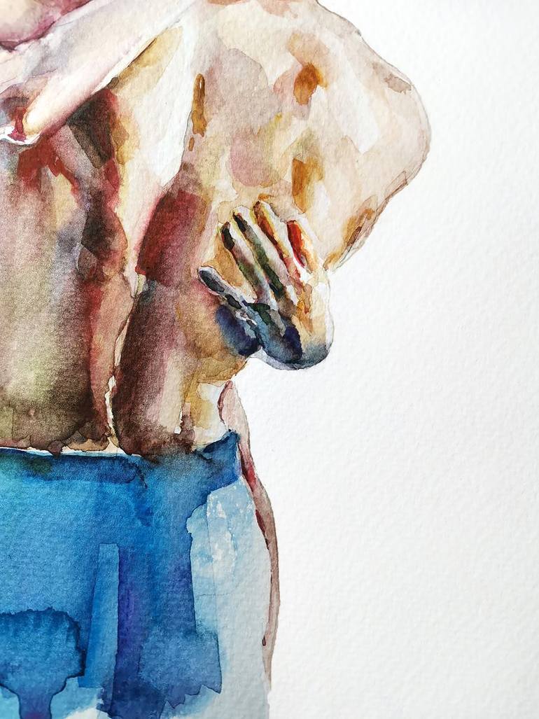 Original Figurative Love Painting by Mariya Tishevskaya