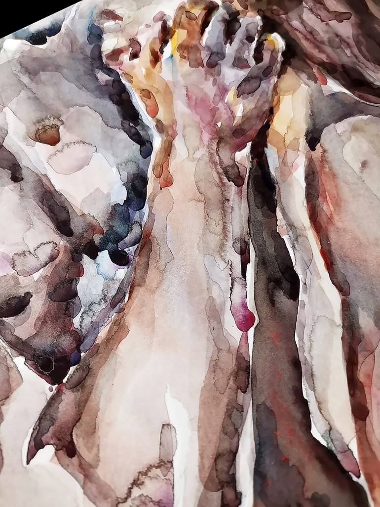 Original Contemporary Erotic Painting by Mariya Tishevskaya