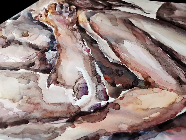 Original Contemporary Erotic Painting by Mariya Tishevskaya