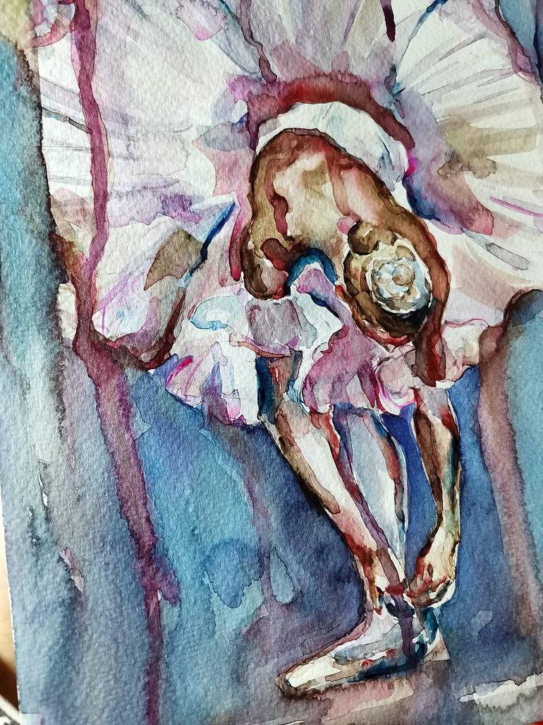 Original Abstract Sports Painting by Mariya Tishevskaya