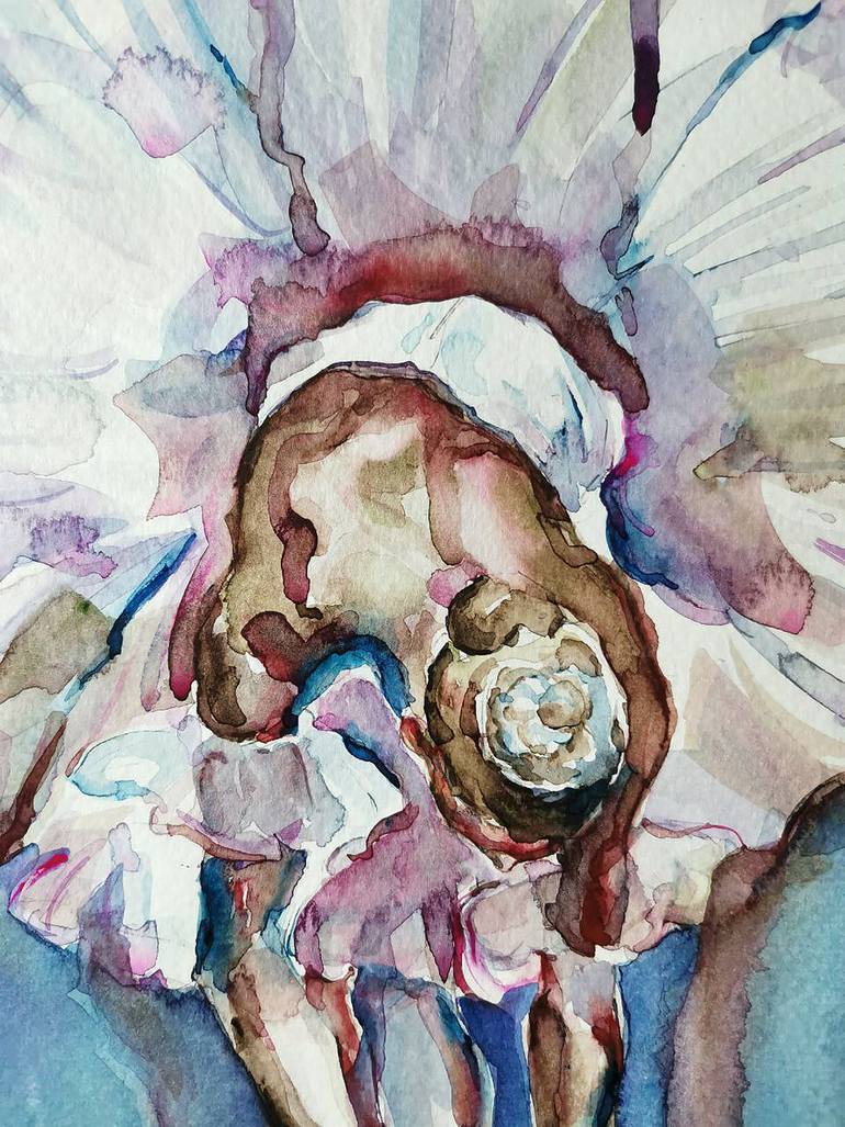 Original Abstract Sports Painting by Mariya Tishevskaya